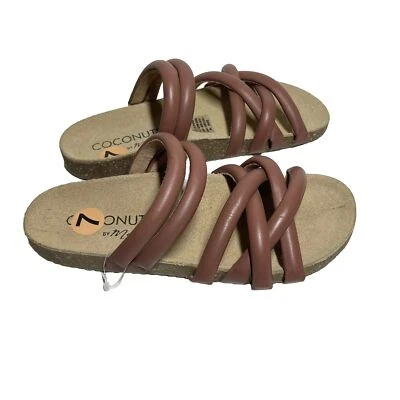 New Coconuts by Matisse ZURIE-184 Slide Brown Womens Size7M Sandals Casual Shoes - Image 1 of 4