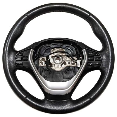 OEM 3-Spoke Leather Steering Wheel BMW F30 F32 F33 F34 F36 2013-2019 / 62560150D - Image 1 of 4