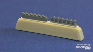 CMK P-51B /C /D Mustang Tubo Di Scarico Per Hasegawa / Tamiya 1:72 Nuovo - Foto 1 di 2