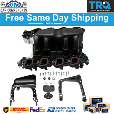 TRQ 进气歧管带恒温器和垫圈套件适用于 1999 - 11 福特林肯水星 — 第 1/4 张图片