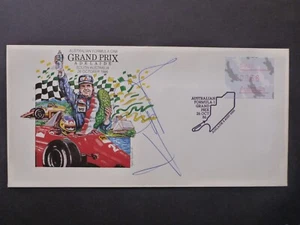 F1 WORLD CHAMP KEKE ROSBERG HAND SIGNED AUST GRAND PRIX SOUVENIR COVER - Picture 1 of 3