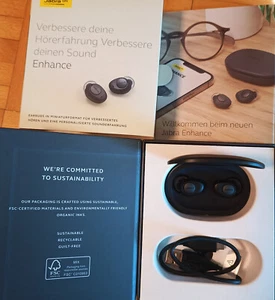 Jabra Enhance Plus In-Ear Bluetooth Hörgerät True Wireless Mit Ladecase Schwarz - Bild 1 von 3