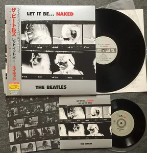 Beatles Let It Be… Naked LP 2003 LP Japan TOJP-60121 22 Obi Incl 7” - Picture 1 of 14