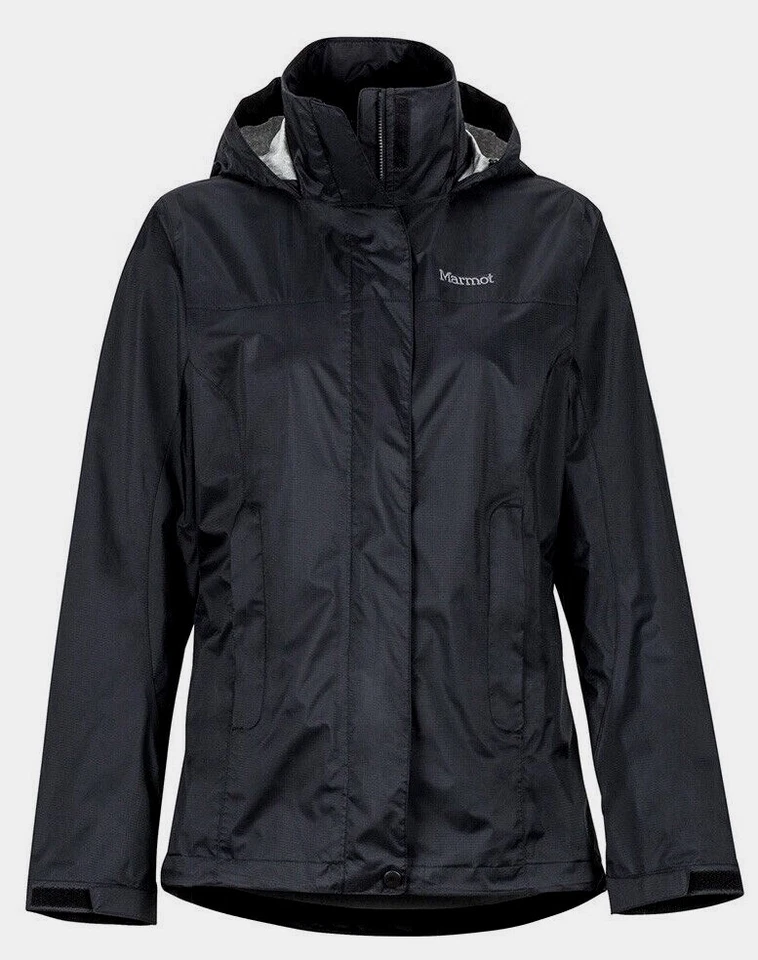 MARMOT Womens Mens Standard Precip Eco Jacket Navy Dark Size XLarge Waterproof