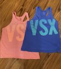 Victoria’s Secret Tank Tops Blue/Pink Lot Of 2 Size Medium