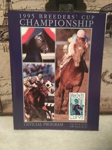1995 Breeders Cup Program from Belmont Park, Near Mint - Picture 1 of 1