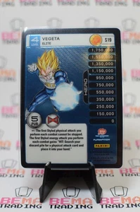 Dragon Ball Z TCG Panini Evolution S19 Vegeta, Elite Hi-Tech Prizm Foil - Picture 1 of 3