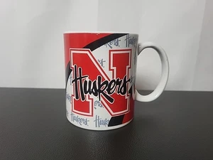 Nebraska Huskers Kaffeetasse Becher Cornhuskers weiß rot schwarz - Bild 1 von 6