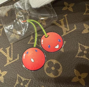Louis Vuitton X Takashi Murakami 20th Anniversary - Cherry 2 Stickers Japan - Picture 1 of 9