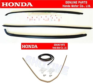 HONDA 92-95 CIVIC Si CX DX EG6 SIR Front Window Molding & Dam seal Clip Set OEM - Bild 1 von 3