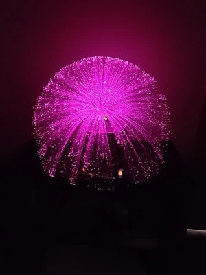 Lámpara de movimiento de fibra óptica Fantasia Regency 4100 vintage de los años 50 - Cromo increíble Foto 1 de 4