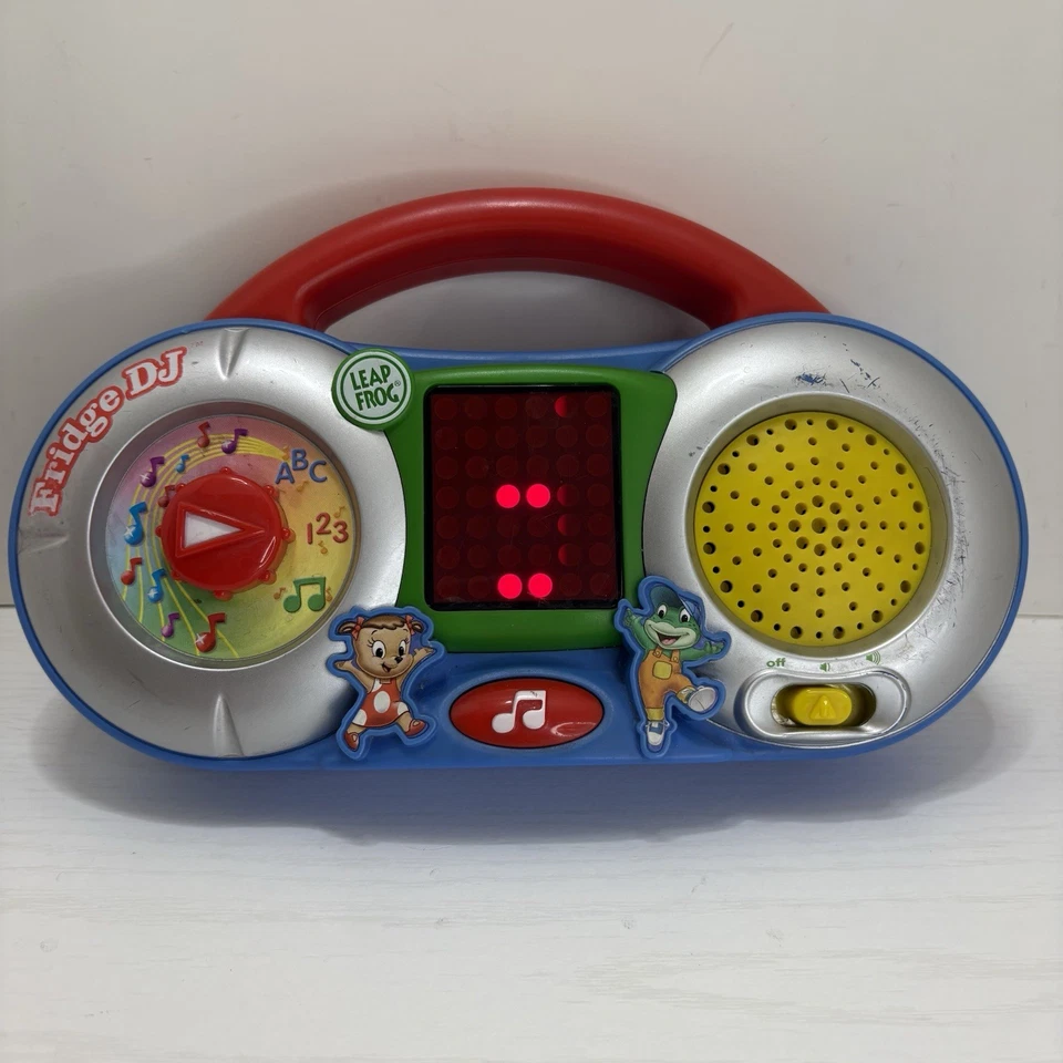LeapFrog Fridge DJ Musical Toy – Works, Lights Up, Magnet Learning Radio RARE - Image 1 of 4