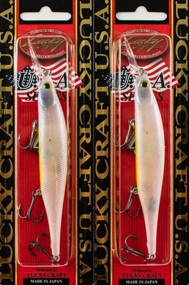 (ЛОТ ИЗ 2) УКАЗАТЕЛЬ МОЛНИИLUCK CRAFT 110DD 1/2 УНЦИИ ФРАНЦУЗСКИЙ ЖЕМЧУГ OB I8134 - Изображение 1 из 3