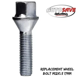 E-tech - Replacement Wheel Bolt 39mm M12x1.5, 60° seat, 17mm hex - Picture 1 of 1