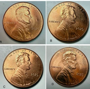 2025-P Lincoln Shield Pennies • Lot of 4 • Brilliant Uncirculated BU Cents - Picture 1 of 9