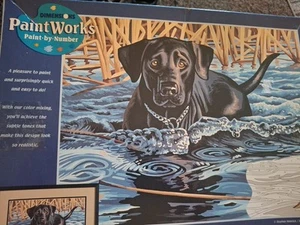 Kit pintura por número vintage 2003 dimensiones 91210 14x11 perro caja abierta - Imagen 1 de 3