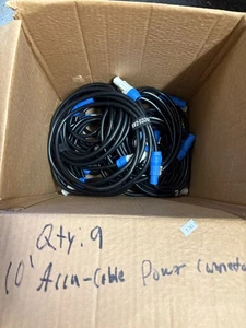 9 Elation Professional SAC3FCB SAC3FCA - 10FT Locking Power Connector Link Cable - Picture 1 of 4