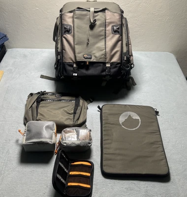 Lowepro Pro Trekker 300 AW SLR Cámara Bolsa Mochila Divisores Hidratación Balística Foto 1 de 4