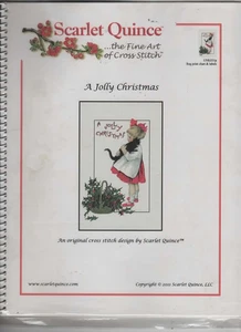 SCARLET QUINCE Counted Cross Stitch Pattern CHART ONLY  Your Choice - Picture 1 of 8