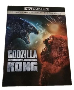 Godzilla Vs. Kong • 4K ULTRA-HD ~BLU-RAY Set with Slipcover New Open Box - Picture 1 of 4