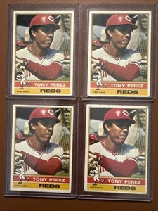 Tony Perez 1976 Topps Lot Of 4 #325 HOF Cincinnati Reds - Picture 1 of 2