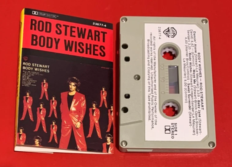 ROD STEWART Body Wishes Cassette Tape Very Good+ Condition - Image 1 of 1
