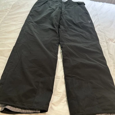 Pantalones de invierno SPYDER para hombre negros aislantes de esquí/snowboard XL nuevos Foto 1 de 4