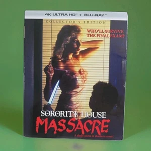 Sorority House Massacre 4K Ultra HD/Blu ray-Scream Factory-Slipcover-NEW 🔪🩸 - Picture 1 of 4