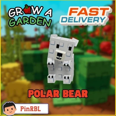 Polar Bear - Grow A Garden | GAG 🌻 Fast Delivery-Cheap Pets!