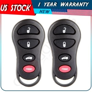 2 Remote Car Key Fob for Jeep Liberty Chrysler Sebring 2001 2002 2003 2004 2005 - Picture 1 of 8