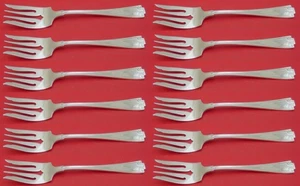 Etruscan by Gorham Sterling Silver Salad Fork Set 12 pieces 6 1/4" - Picture 1 of 3