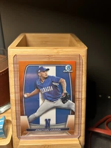 2023 BOWMAN CHROME JONATHAN LOAISIGA NICARAGUA TRUE ORANGE /25 - Picture 1 of 2