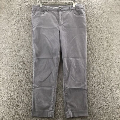 KUT From The Kloth Chino Pants Women 14 (actual 38x28) Gray High Rise Flat Front - Image 1 of 4