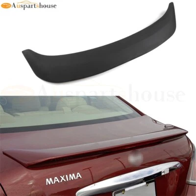 Rear Trunk Spoiler Wing W/Lights fits 2009-2015 Nissan Maxima ABS plastic - Imagem 1 de 4