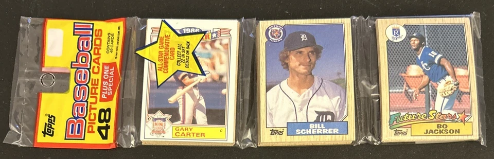 1987 包 Gary Carter Bill Scherrer Bo Jackson Chris Brown Roger Craig Jose Cruz — 第 1/2 张图片