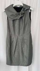 Escada Vintage Black White Houndstooth Dress Women's Sz 42 - Picture 1 of 10