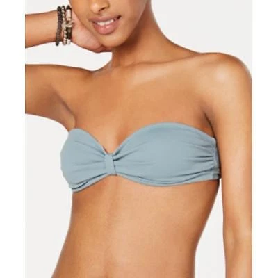 Roxy Trooper Juniors Seas the Day Textured Bandeau Bikini Swim Top, Us Small - Image 1 of 4