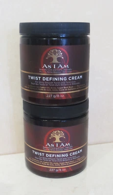AS I AM TWIST DEFINING CREAM 8 OZ LOT OF 2 — 第 1/3 张图片