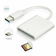 USB Type C to USB-C OTG Adapter SD Card Reader for Android MacBook Windows