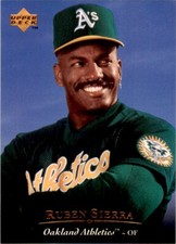 1995 Upper Deck Ruben Sierra Baseball Cards #280