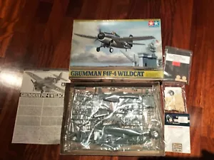 1/48 GRUMMAN F4F-4 WILDCAT - TAMIYA 61034 (NO DECALS + 3 SET RESINA E FOTOINC) - Imagen 1 de 1
