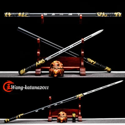2 in 1 Jingu Bang Wukong Monkey King Bar Sharp Stick Sword Kungfu Martial Art - Image 1 of 4