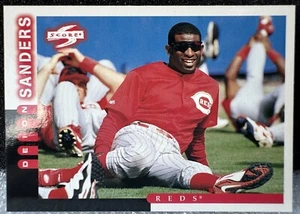 1998 SCORE BASEBALL #59 ~ DEION SANDERS ~ CINCINNATI REDS ~ PRIME TIME - Picture 1 of 4