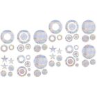  12 Pcs Window Clings for Glass Anti-collision Static Wall Sticker Electricity