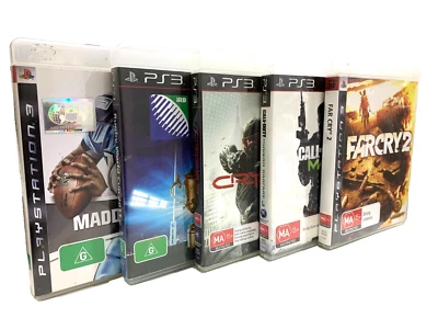 PlayStation 3 Game Bundle Bulk Reseller Lot 5 Games Farcry Call Duty Crysis VGC - Image 1 of 4