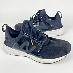 New Balance Damen 8 Fresh Foam Cruz Schwarz Samt Gold Sneaker Schuhe Running - Bild 1 von 14