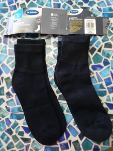 2 Paar einfache einfarbige schwarze Herrensocken Diabetikersocken Größe 9-11 10-13 - Bild 1 von 6