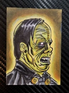 Phantom Of The Opera 2.5 X 3.5 Original Sketch Card Art - Picture 1 of 2