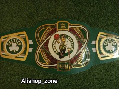Boston Celtics  NBA Legacy  Championship Title Belt Adults Size 2MM Zinc - Image 1 of 4