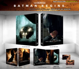 Batman Begins [Blu-ray] 4K FULL SLIP (STEELBOOK), Limited 300 Copies! WeET - Picture 1 of 2